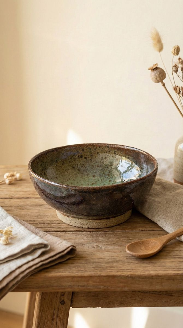 Jupiter speckled foot ring small bowl