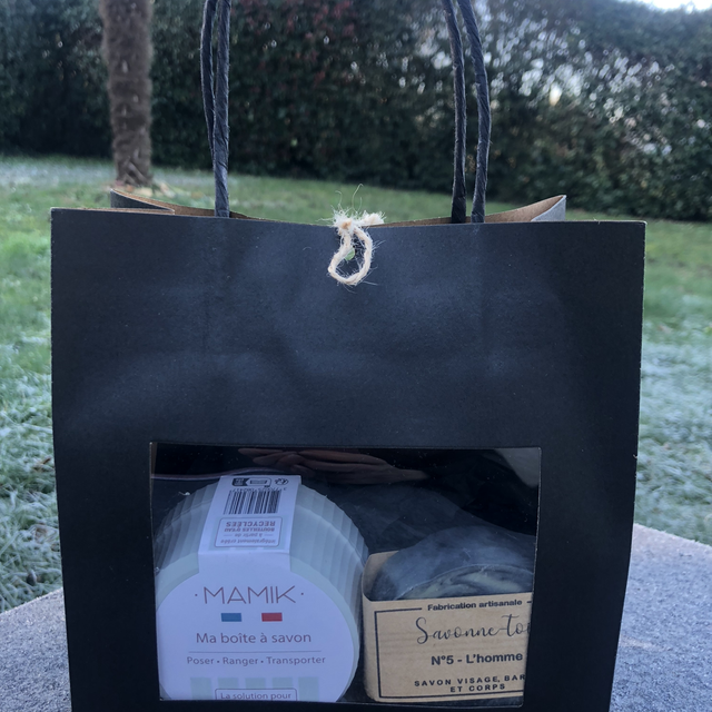 Coffret :  SAVON N°5 + BOÎTE A SAVON