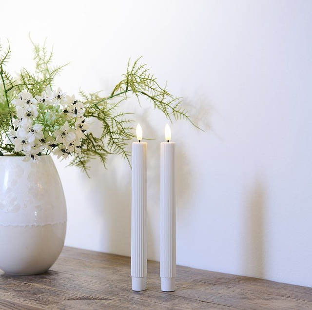 SIRIUS LED Smilla lot de 2 rechargeable 2 x 25 cm blanc