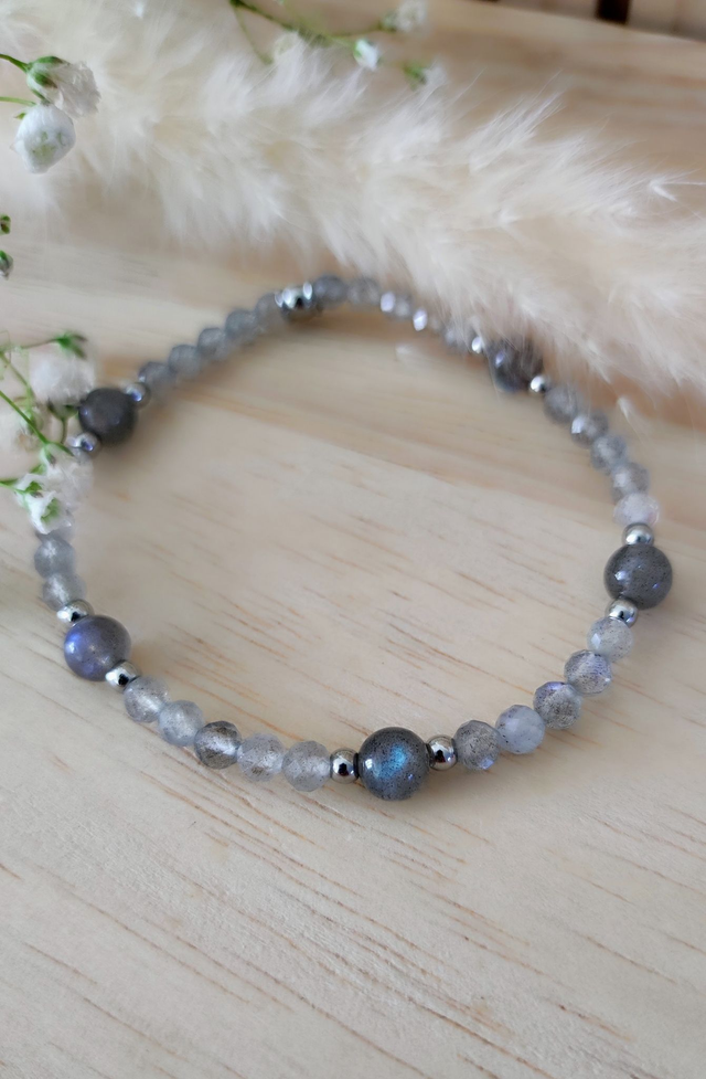 Bracelet "Pierre de Lumière et de Réconfort" Labradorite