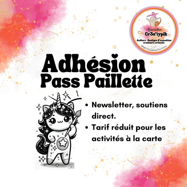 001.Adhésion - Pass Paillettes