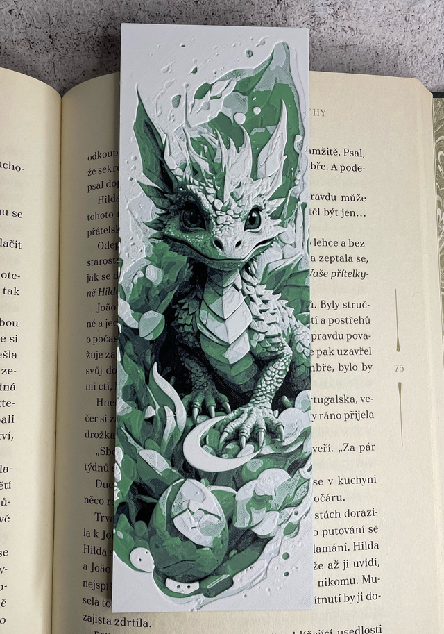 Záložka velká Dráček