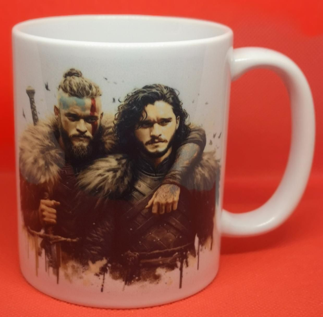 Custom Unofficial Printed The Vikings Themed 11oz Boxed Mug. 