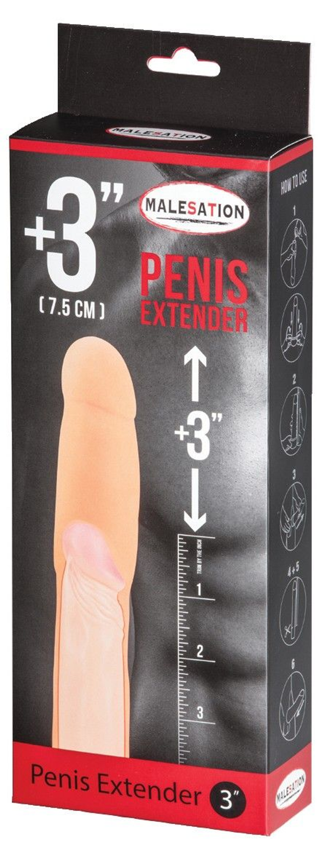 MALESATION Penis Extender 3'