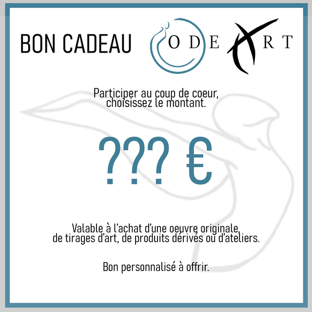 BON CADEAU ODE ART
