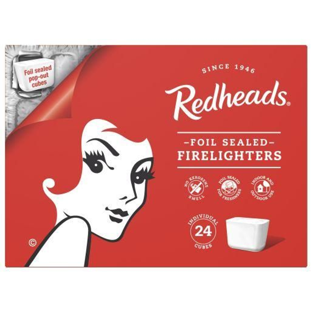 Redheads Foil-Sealed Firelighters
