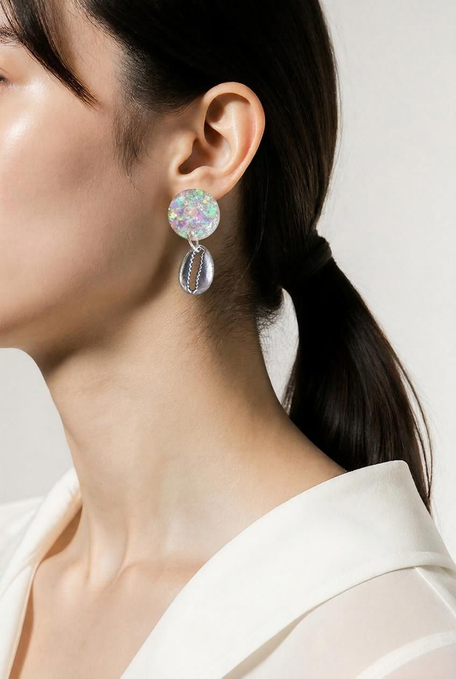 Boucle Irisé Circle- Collection West and sea