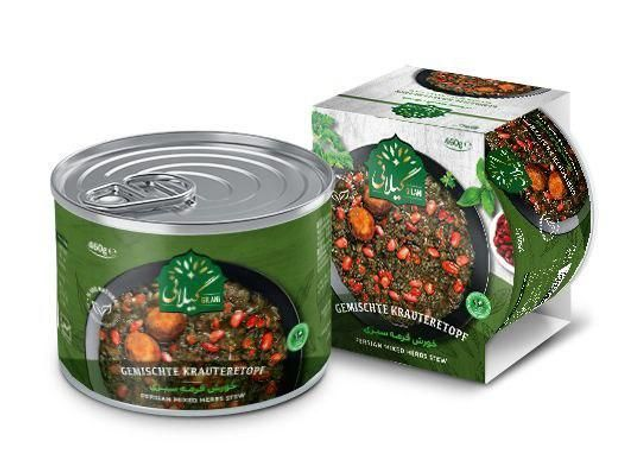 Gilani Perzský Zmiešané Bylinkový Guláš Ghorme Sabzi 460 gr.