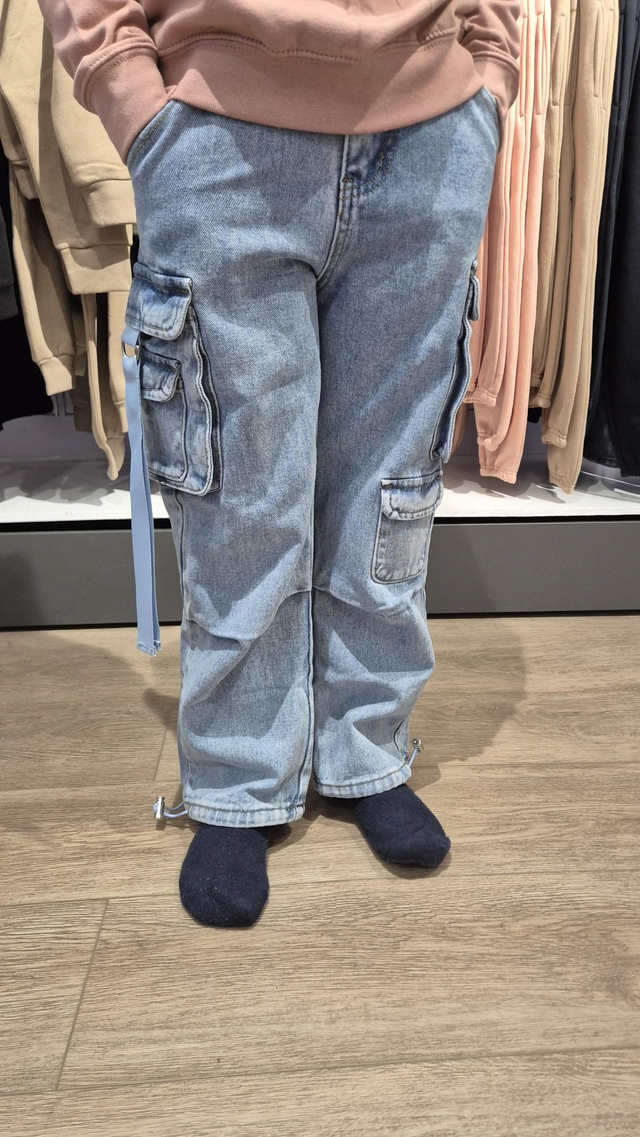 Girls Cargo Jeans