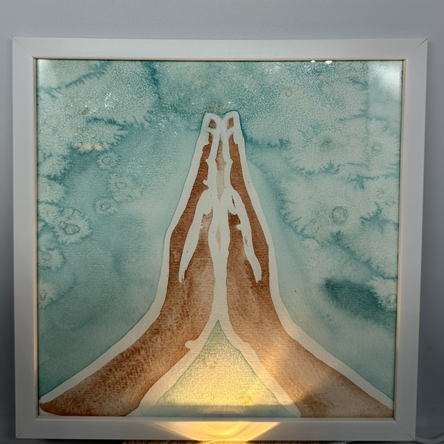 Cadr’âme n*1 Mains jointes « AUM » sels d’Himalaya 