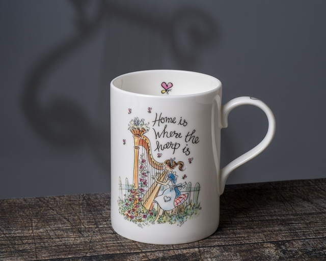 "Home is Where the Harp Is" - China Mug