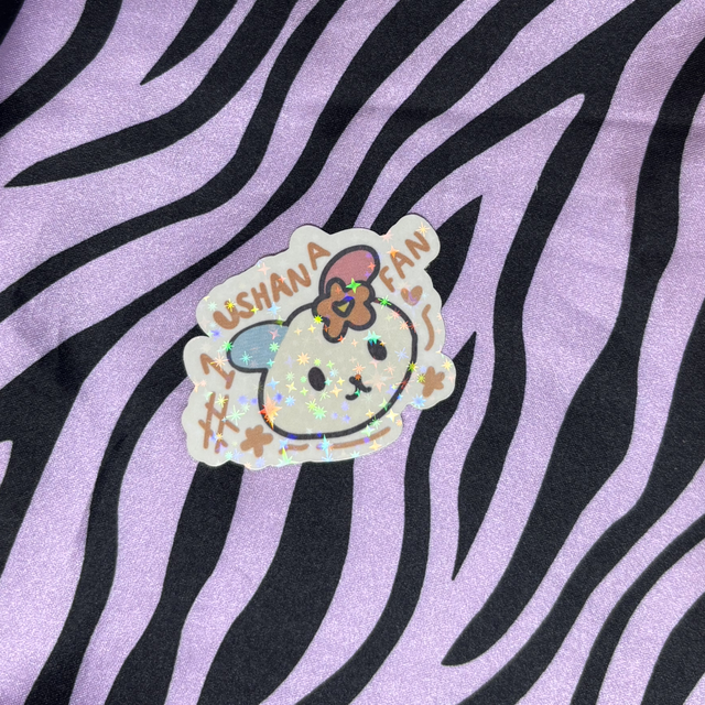 #1 ushana fan sticker 