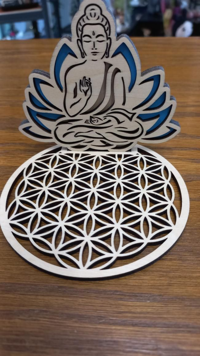 Fleur de vie bouddha