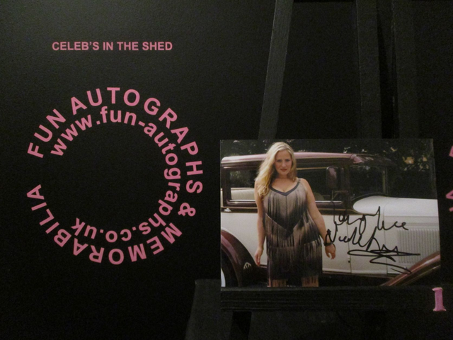 Nicole Faraday Authentic Autographed 6x4 Our Facing Photograph (O1)