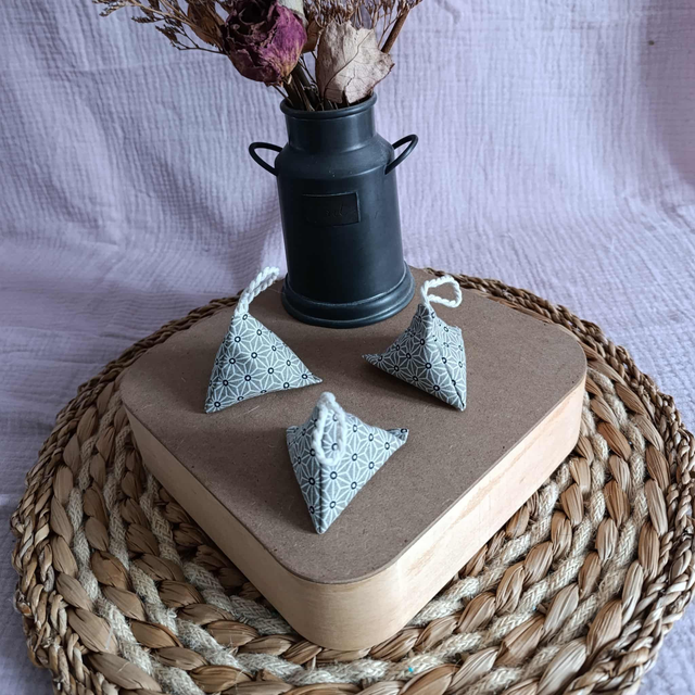 Berlingot de Lavande Etoiles Gris