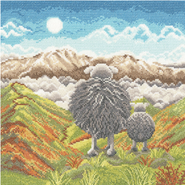 On Top Of The World Counted Cross Stitch Kit By Bothy Threads