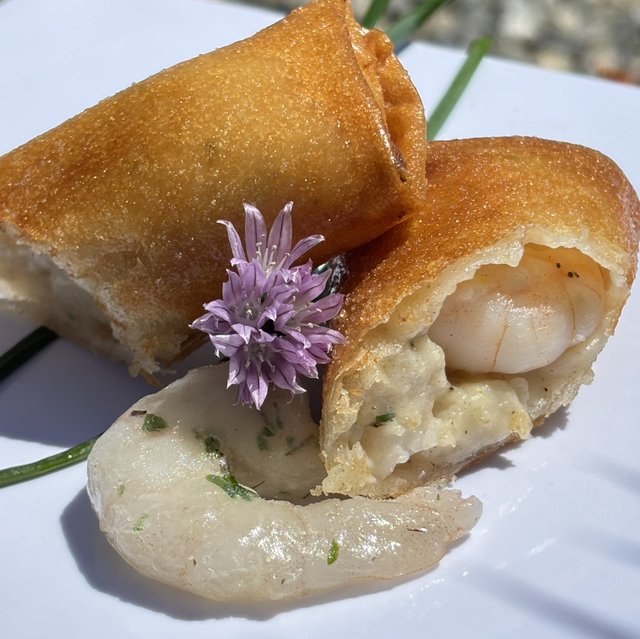 Croustillant, crevettes