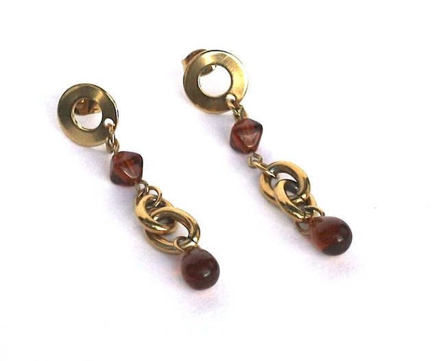 'sunset' earrings