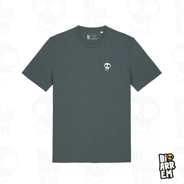 LOGO T-SHIRT - DARK HEATHER GREY