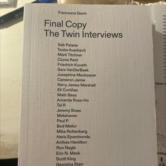 Final Copy Francesca Gavin