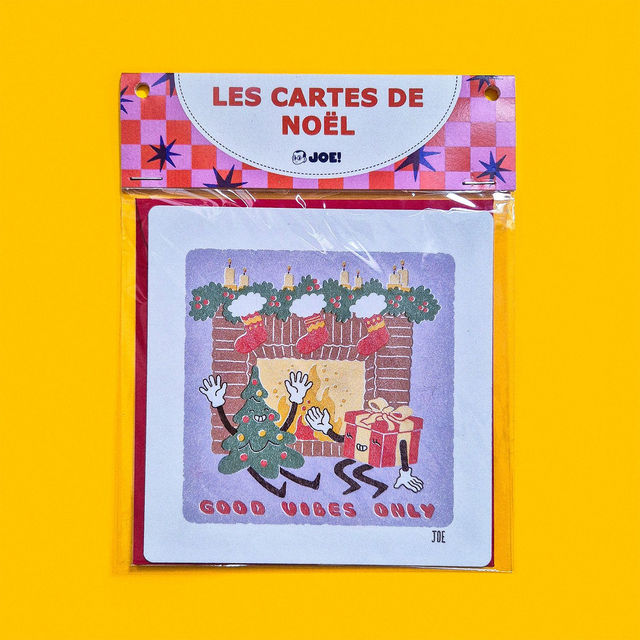 Carte de Noël - Good vibes only