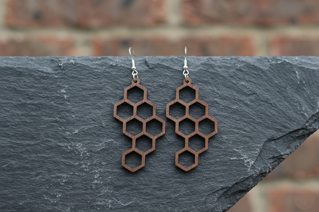 BOUCLE D'OREILLE N°5 : Ruche #2