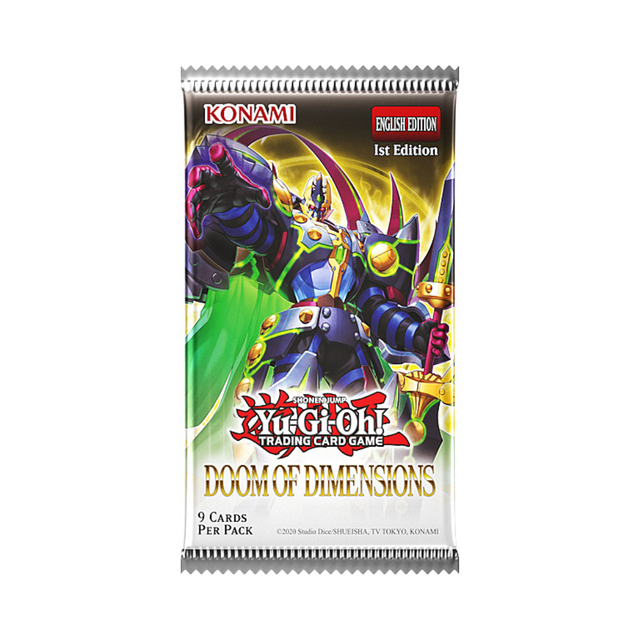 Konami Yu-Gi-Oh TCG : Doom Of Dimensions Booster Pack