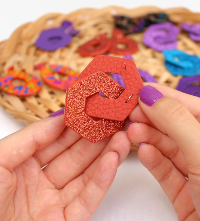 Astra • terracotta pailleté