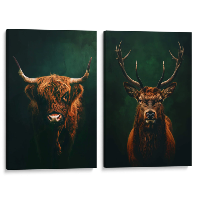 Dark Green Canvass Set