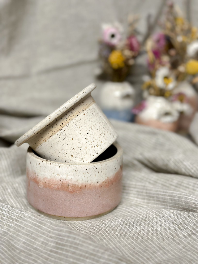 Butterdose Farbwelten lachsrosa