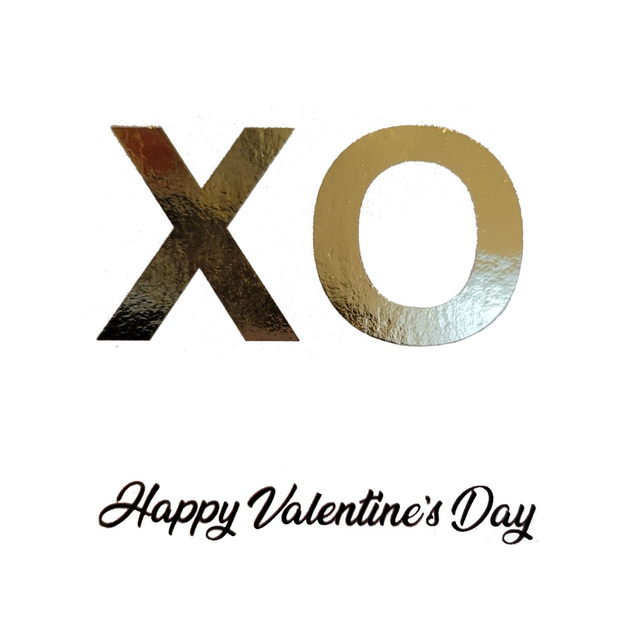 XO Valentines Foil
