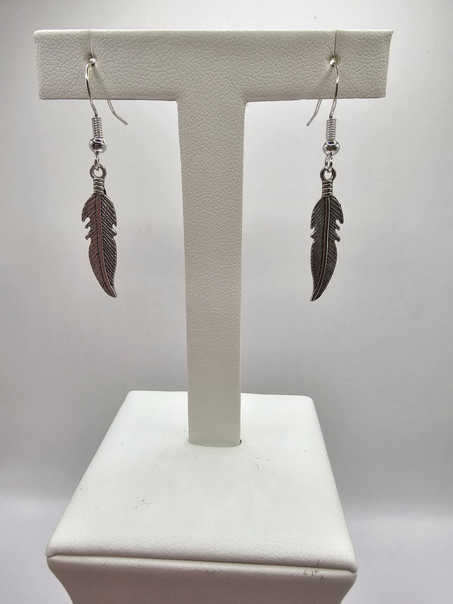 Feather Earrings.