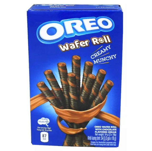 Oreo Wafer Roll Crème Chocolatée 