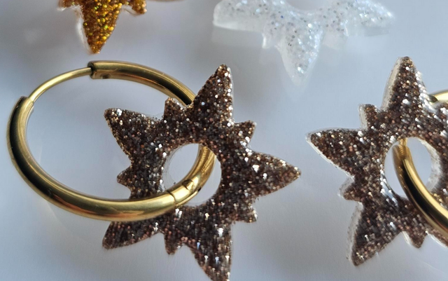 PAIRE PAMPILLES LULU doré