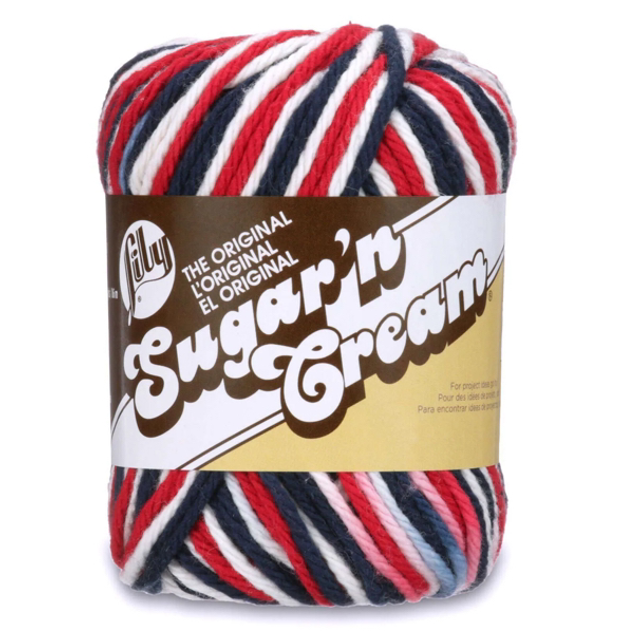 Sugar N Cream Red White n Blue
