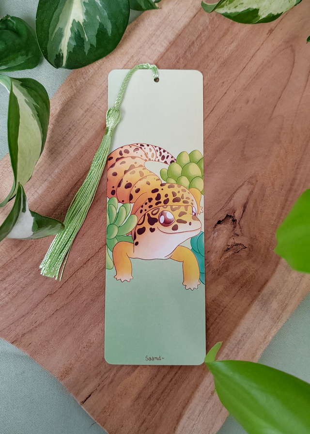 Marque-pages - Gecko léopard