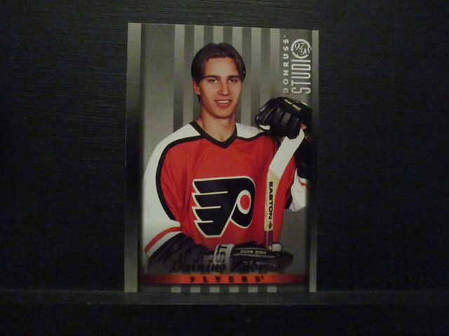 Dainius Zubrus - NFL 1997 Donruss Studio Ice Hockey Original Trading Card #26