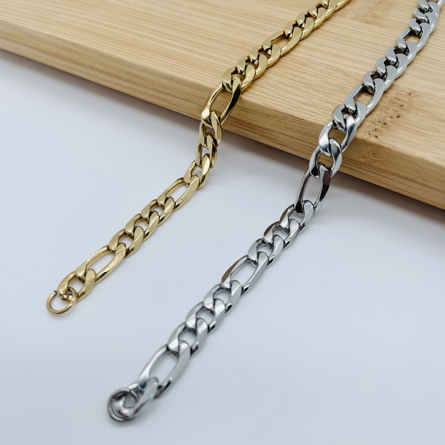 Bracelet maille figaro 7mm homme