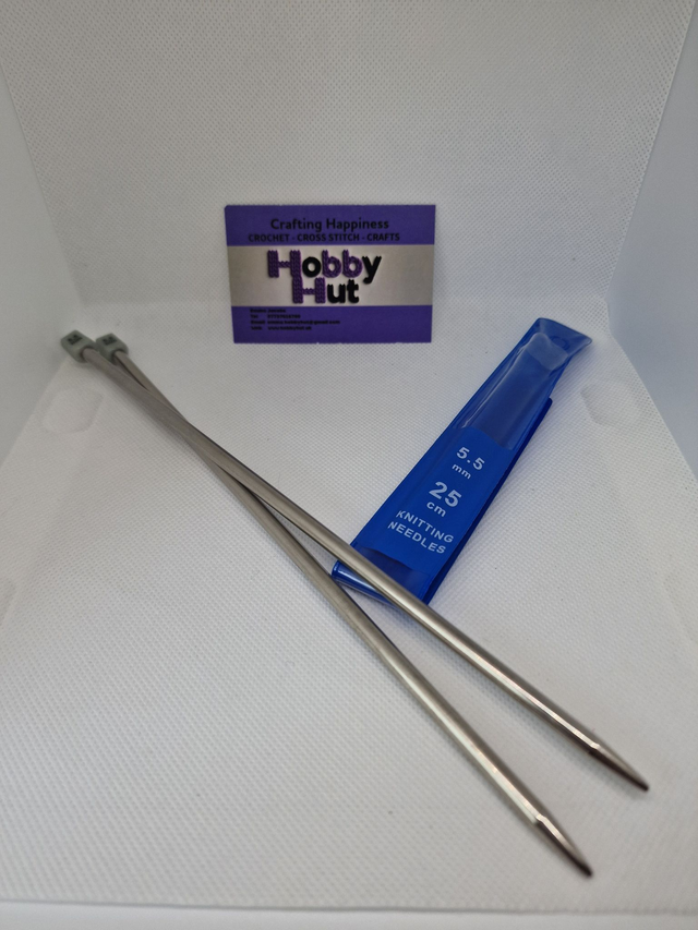 Knitting Needles Size 5.5mm 25cm long