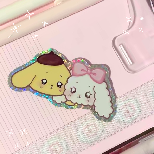 Pompompurin and Macaroon Sticker