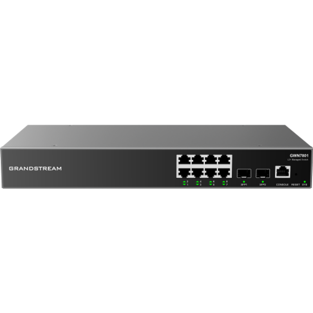 GWN7801 NETWORK SWITCHES POE 8 X POE, 2 X SFP