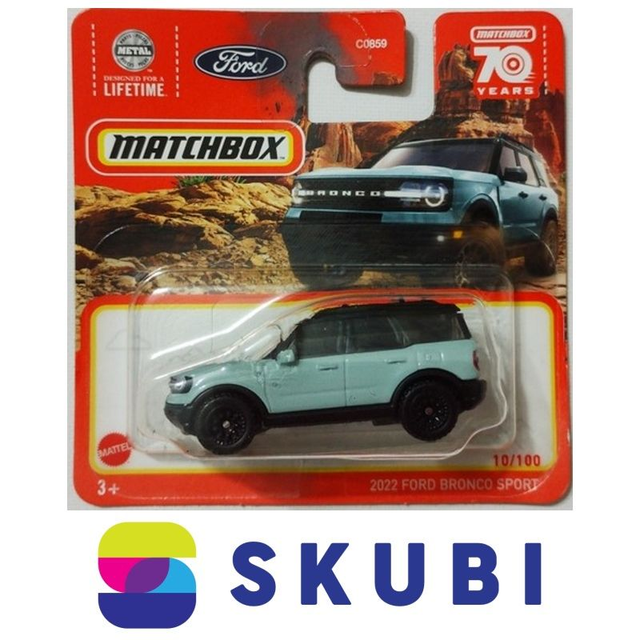 2022 FORD BRONCO SPORT - MATCHBOX 70 YEARS - 10/100