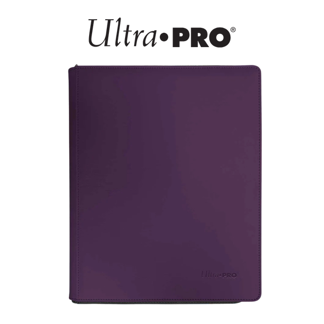 Ultra PRO: Vivid 9-Pocket Zippered PRO-Binder - Midnight Plum