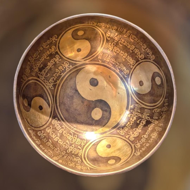 Bol tibétain &quot;Yin &amp; yang&quot;