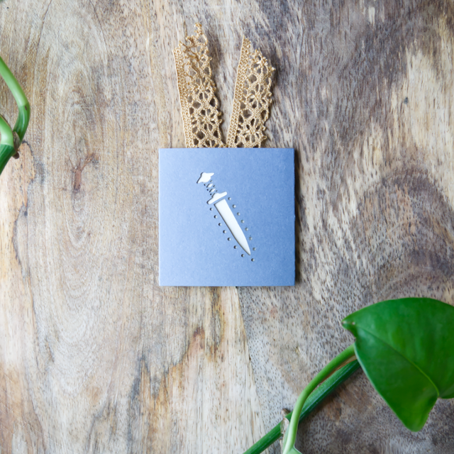 Mini-Carte Heroic Fantasy "Dague" (5 x 5 cm)