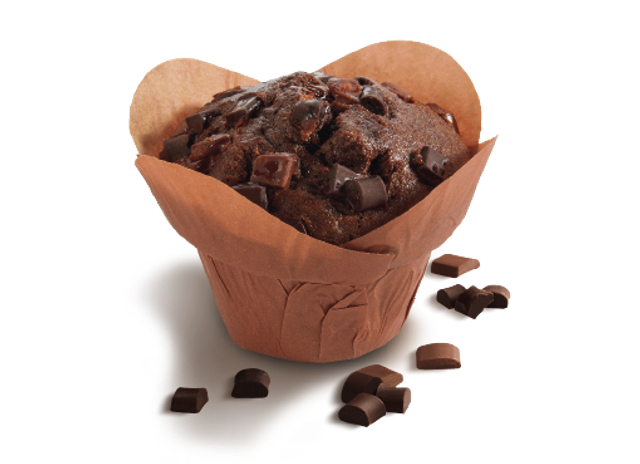 Muffin mit Schokolade