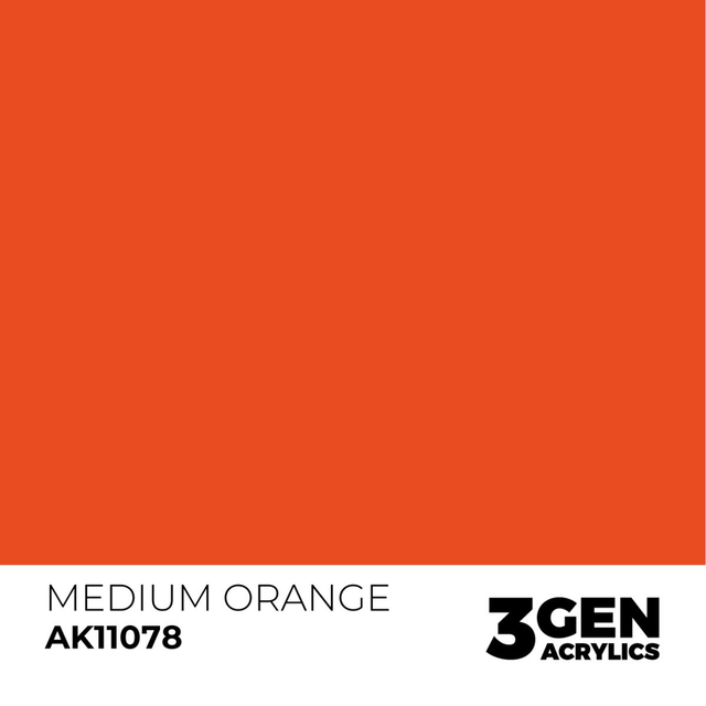3rd Gen. Acrylics 78 Medium Orange
