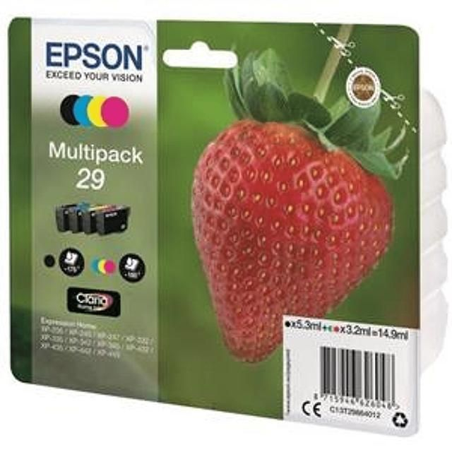 Epson Strawberry Multipack 4-colours 29 Claria Home Ink Cartridge