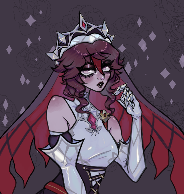 Rosaria Genshin Impact Print