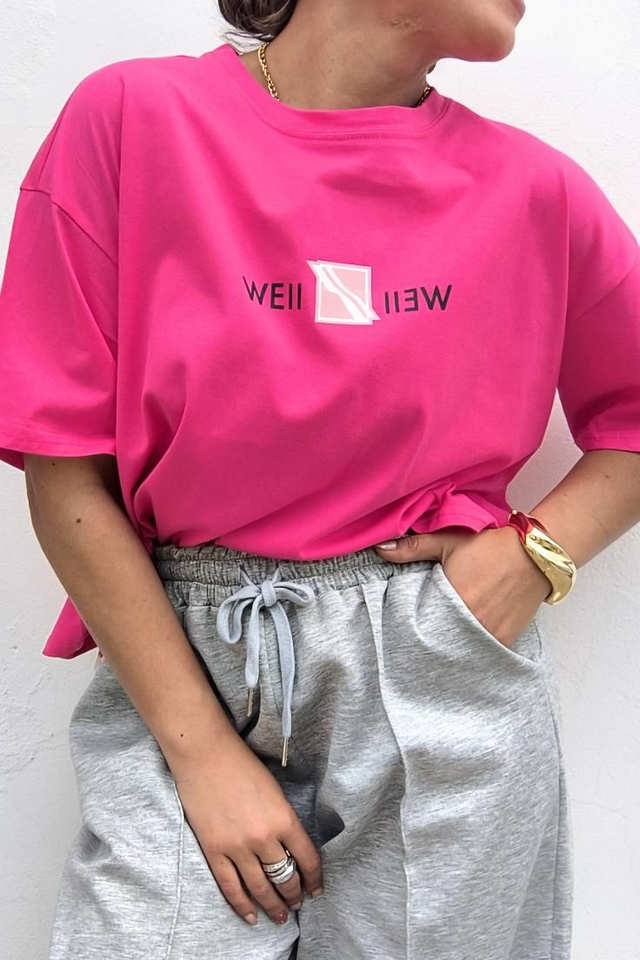 Camiseta Weii Rosa
